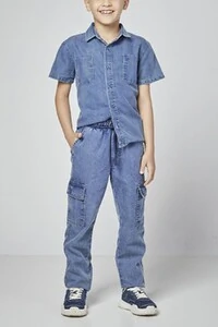 Calça infantil jeans Oliver