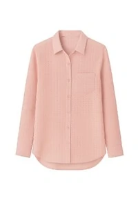 Camisa feminina voil hotfix Kwi