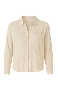 Camisa feminina ML com bolso Kwi