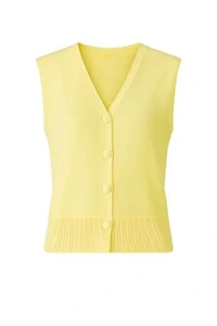 Colete feminino em tricot com botões frontais Kwi