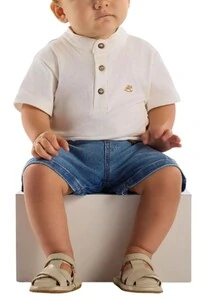 Conjunto camiseta e bermuda Up Baby