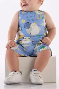 Macaquinho em meia malha Três e Já