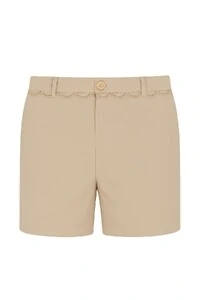 Short plus size detalhe renda Kwi