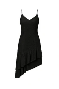 Vestido renda assimetrico Kwi