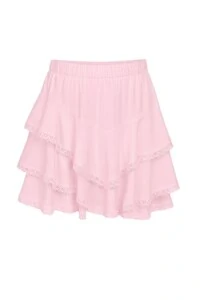 Saia curta com babado Kwi