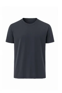 Camiseta masculina básica em malha Kwi