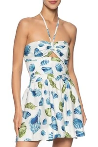 Vestido curto concha litoral Farm