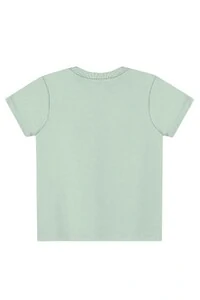 Camiseta manga curta em meia malha Up baby