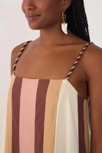 Vestido midi linho color Dress to