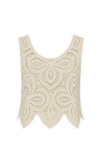 Blusa crochê trevo Kwi