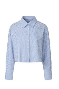 Camisa com pérolas Kwi