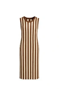 Vestido de tricot listrado Kwi