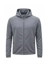 Jaqueta masculina esportiva com capuz Kwi