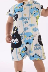 Macaquinho em meia malha digital Três e Já