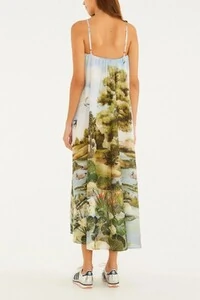 Vestido longo alcinhas boa vista Farm