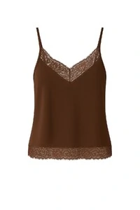 Blusa alcinha com renda na barra Kwi