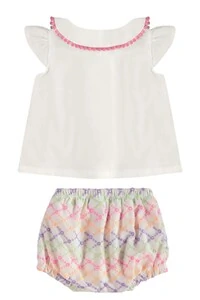 Conjunto blusa e calcinha em tecido Up Baby