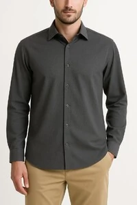 Camisa social masculina manga longa Zafferano