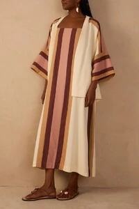 Vestido midi linho color Dress to