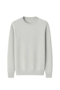 Blusa cashmere grosso básico decote careca Kwi