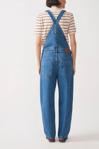 Jardineira jeans barrel confort Dress to