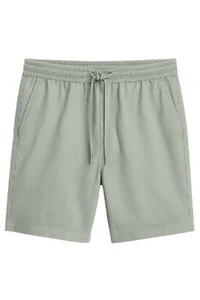 Bermuda plus size sarja cós com elástico Kwi
