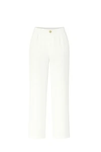 Calça feminina com pregas Kwi