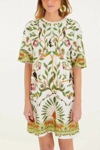 Vestido tshirt basico floresta doce Farm