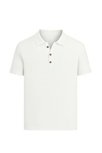 Camisa polo em tricot com botões Kwi