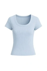 Blusa baby look canelada feminina Kwi
