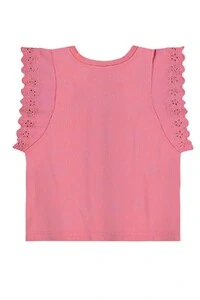 Blusa manga curta em meia malha Up Baby
