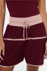 Shorts tricot com vivo Animale Jeans