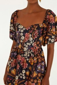Vestido curto lili Farm