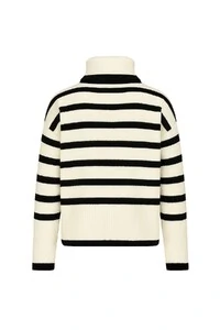 Blusa tricot listrada feminina Kwi