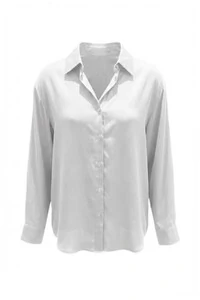 Camisa feminina manga longa em lyocell Kwi