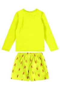 Conjunto camiseta malha uv fps+50 e short microfibra Up Baby