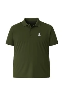 Camisa polo masculina plus size Kwi