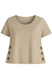 Blusa c/ botões lateral Kwi