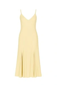Vestido longo alça fina Kwi