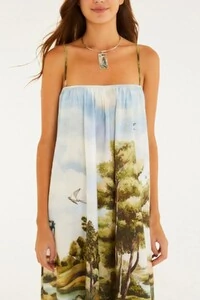 Vestido longo alcinhas boa vista Farm