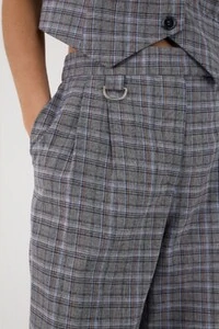 Calça alfaiataria xadrez Dress To