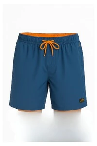 Bermuda masculina com detalhes laranja Kwi