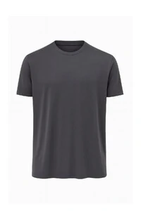 Camiseta masculina básica em malha Kwi