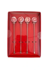 Kit misturador bebida corpo metal detalhe vidro Kwi