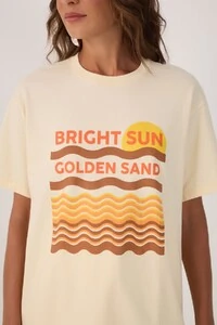 T-shirt silk bright sun Dress to
