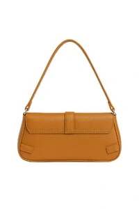 Bolsa baguete com fivelas de metal Kwi