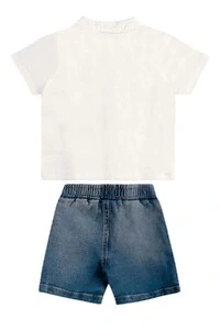 Conjunto camiseta e bermuda Up Baby