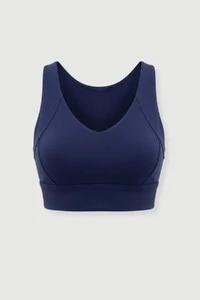 Top fitness com decote em v Kwi