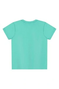 Camiseta manga curta em meia malha Up baby