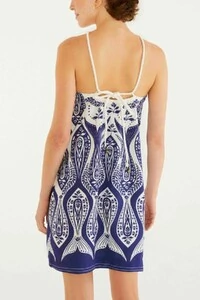 Vestido curto alcinha peixe correnteza Farm